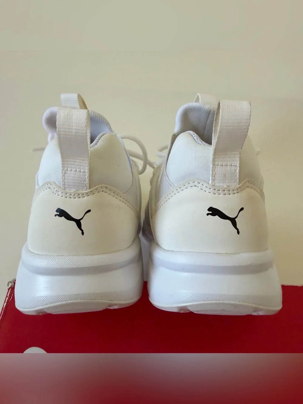 Puma Women's Enzo 2 Training Lace Up Shoes NEW IN BOX White/Ignite Pink 6.5M